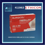 SURGICEL FIBRILLAR 411963 10 X 10 CM ETHICON